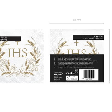 Servetter för nattvard 33cm 12st