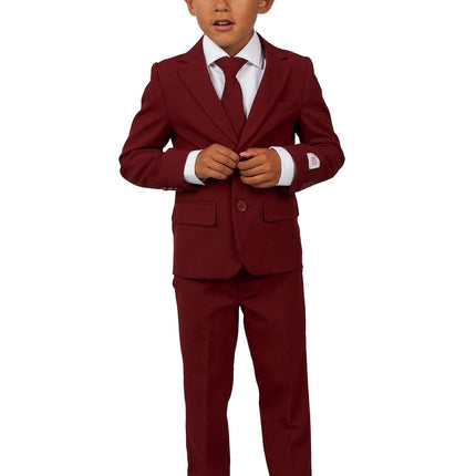 Bordeaux röd kostym pojke <tc>OppoSuits</tc>