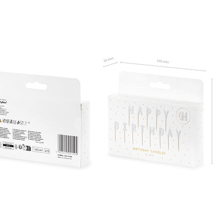 Vita Happy Birthday-ljus 13st