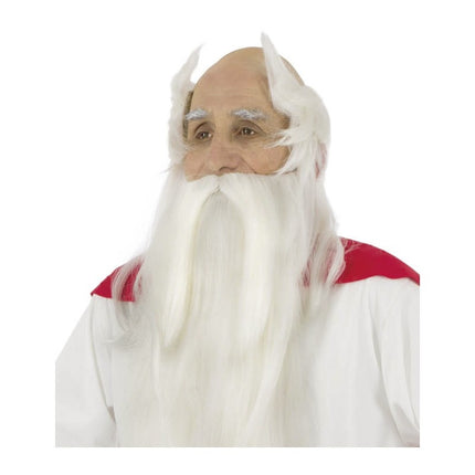 Getafix Asterix skägg- och perukuppsättning