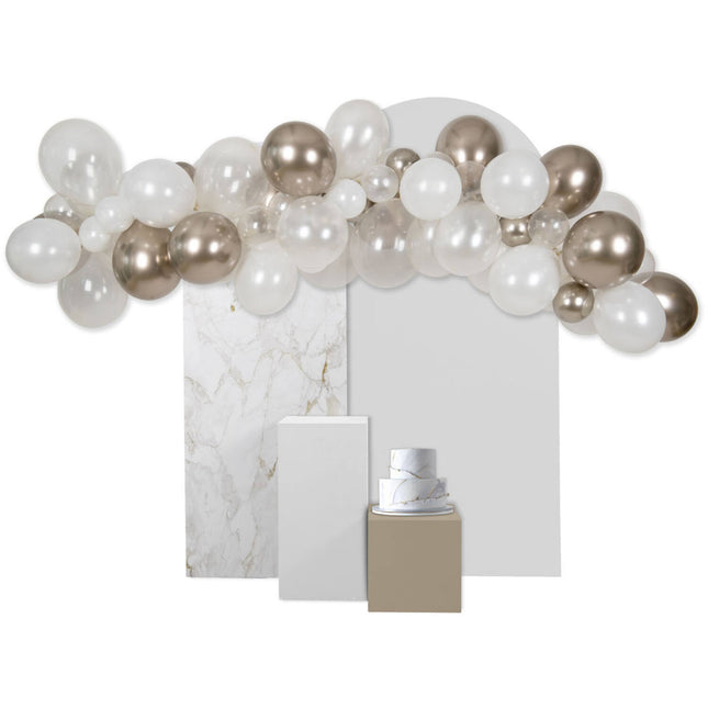 Guldvit ballongbåge