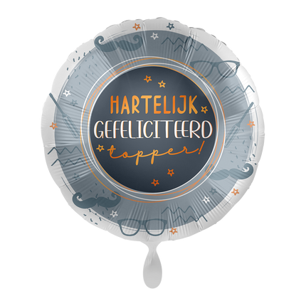 Happy Birthday Helium Ballong Topper Tom 43cm