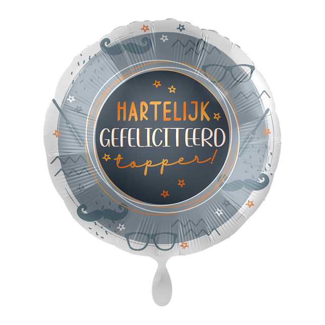 Happy Birthday Helium Ballong Topper Tom 43cm