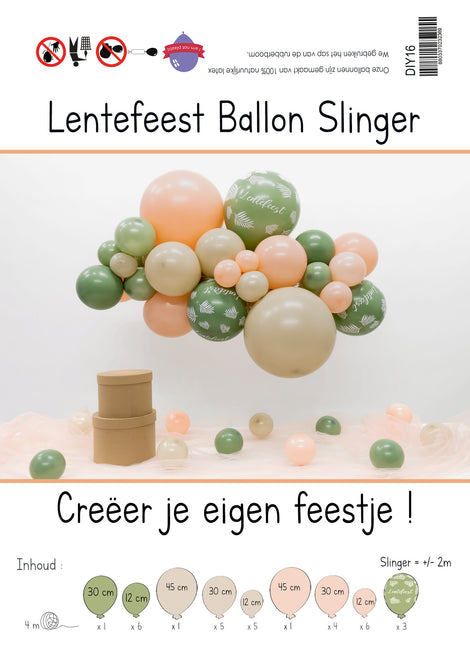 Ballonger DIY Ballongkit Organisk vårfestival