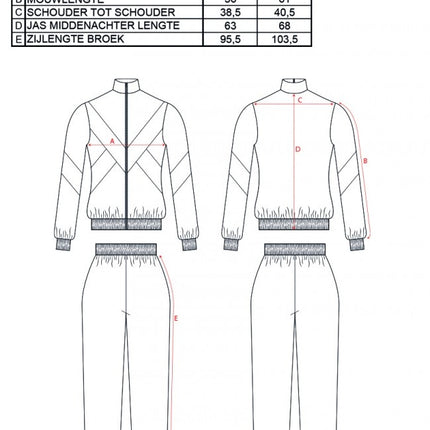 Träningsoverall 80`S Style Barn 164