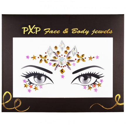 PXP Face Sticker Face Jewels Princess Star