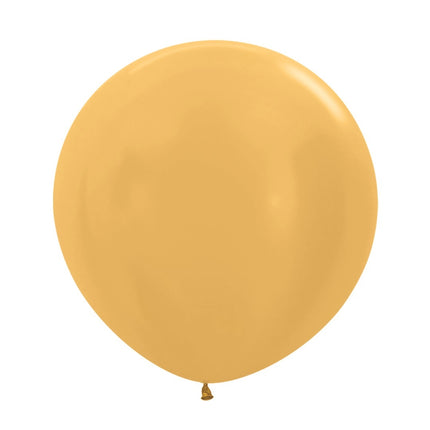 Ballonger Metallic Guld 61cm 10st