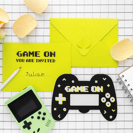 Inbjudningar till spelparty 16cm 6st