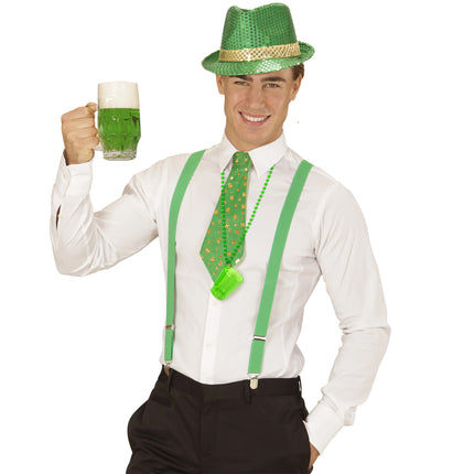 Neon grön kedja Shotglas