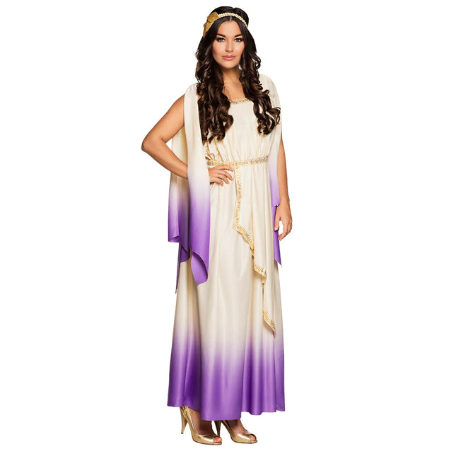 Gudinna Kostym Lila Damer