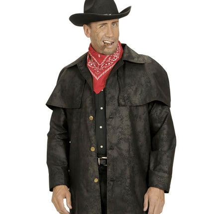 Röd bandana med mönster