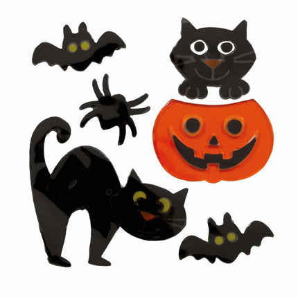 Halloween-fönsterdekoration Djur