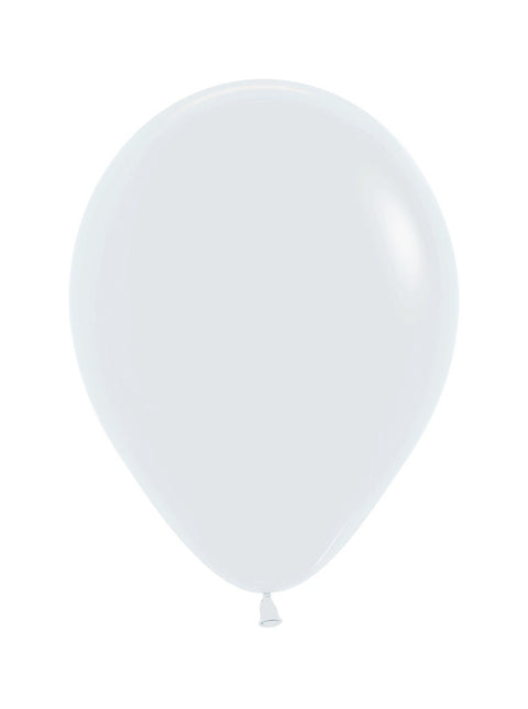 Ballonger Vit 25cm 100st