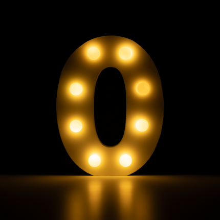 O Ljus Bokstav 16,5cm