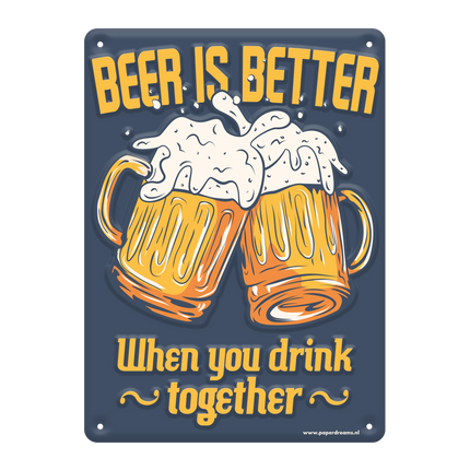 Metallplatta Björn är bättre