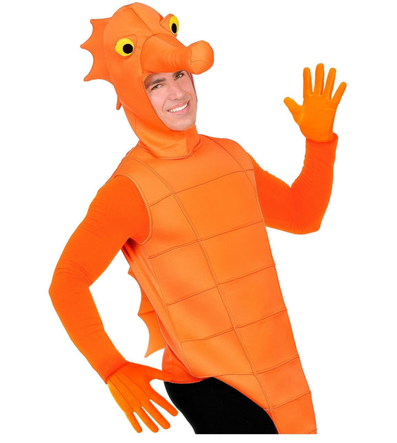 Orange handskar