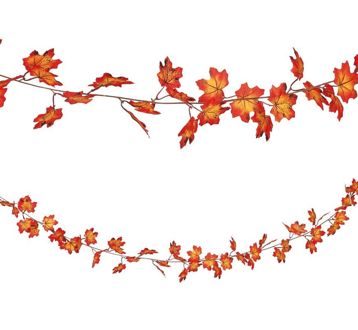 Orange bladgirlang 1,9 m