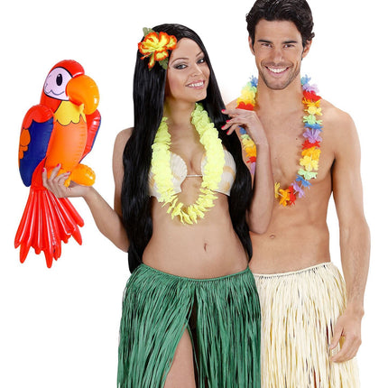 Papegoja uppblåsbar 60cm