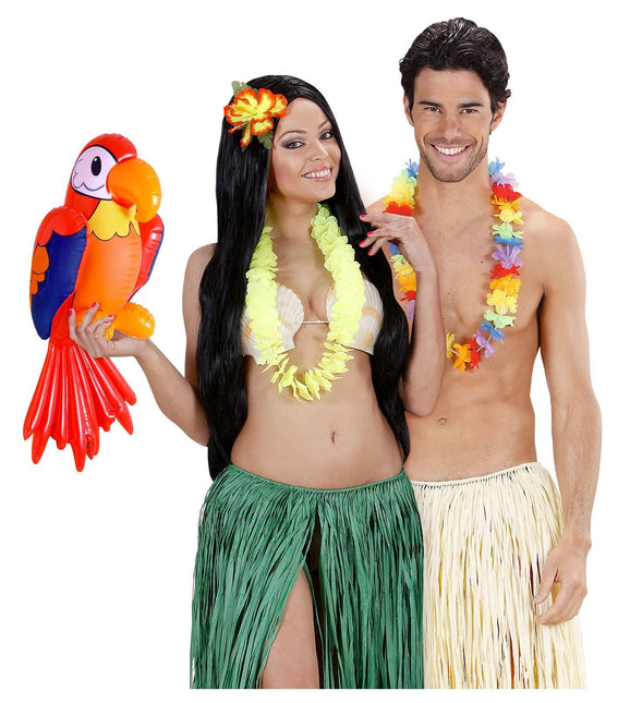 Papegoja uppblåsbar 60cm