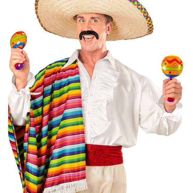 Färgade uppblåsbara sambabollar 20 cm