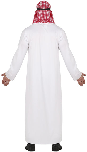 Sheikh Kostym Vita Män