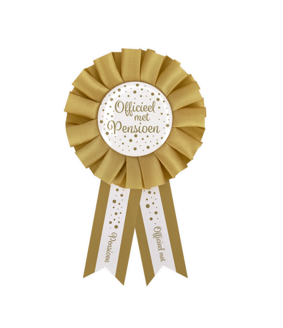 Guld Vit Pension Rosett