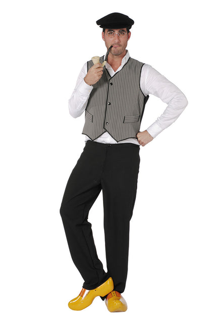 Randig Gilet Randig för herr