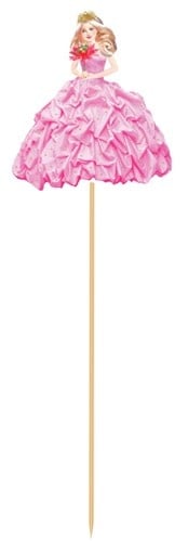 Prinsessan Cupcake Toppers 20cm 8st