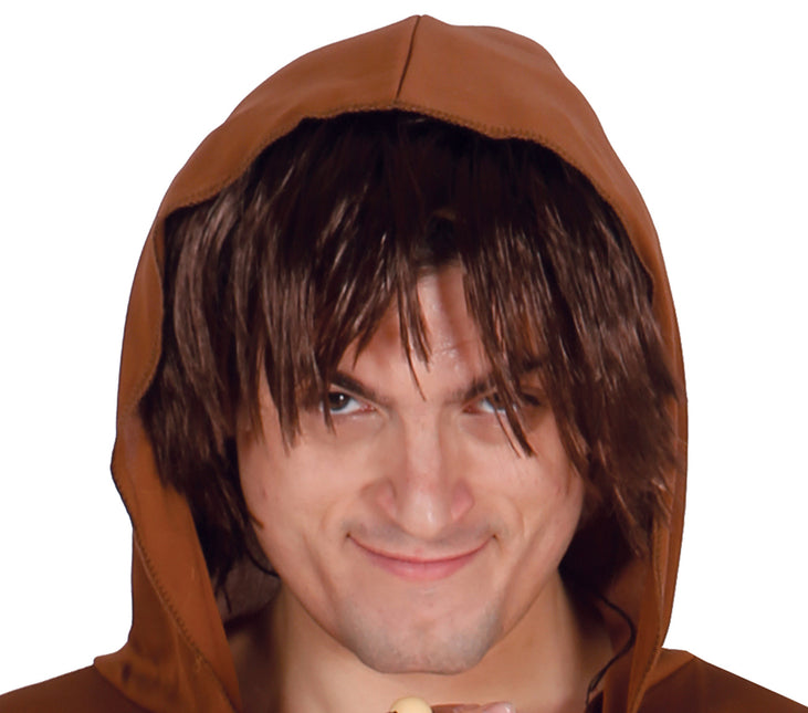 Monk Kostym Brun Monk för män