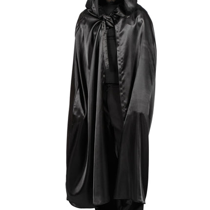 Black Cape Men Satin