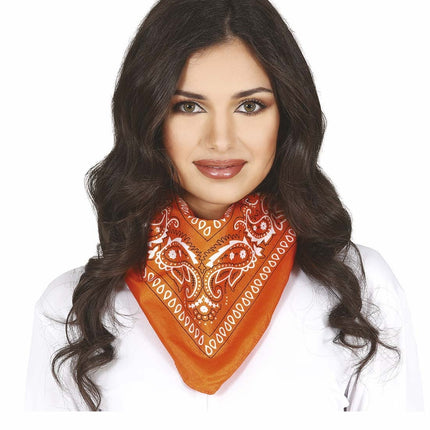 Orange halsduk Bandana