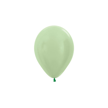 Ballonger Pärlgrön 12cm 50st