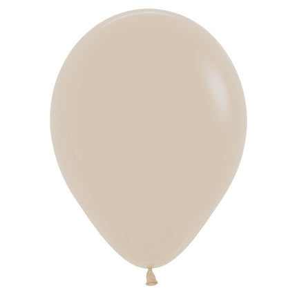 Ballonger Vit Sand 23cm 50st
