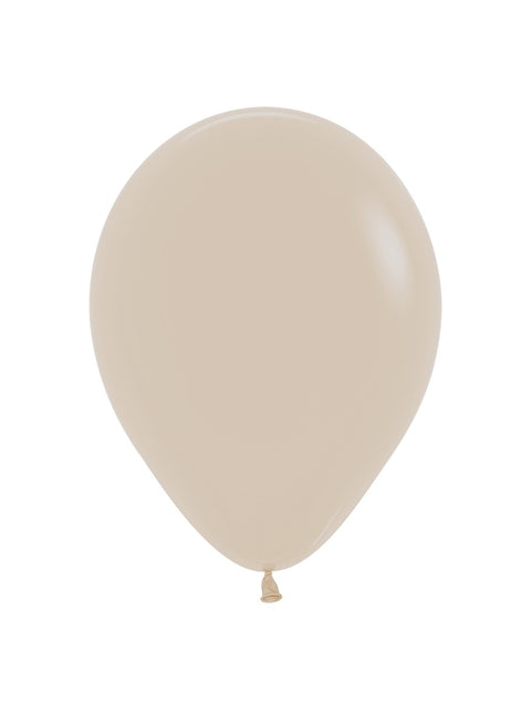 Ballonger Vit Sand 23cm 50st