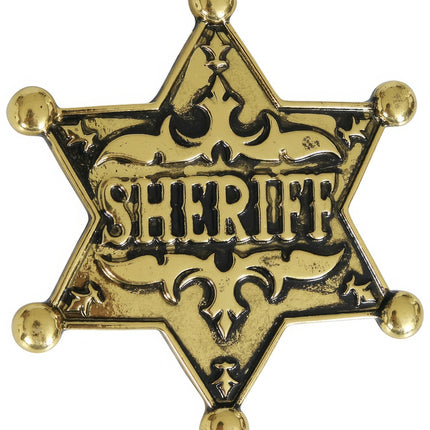 Badge Guld Sheriff