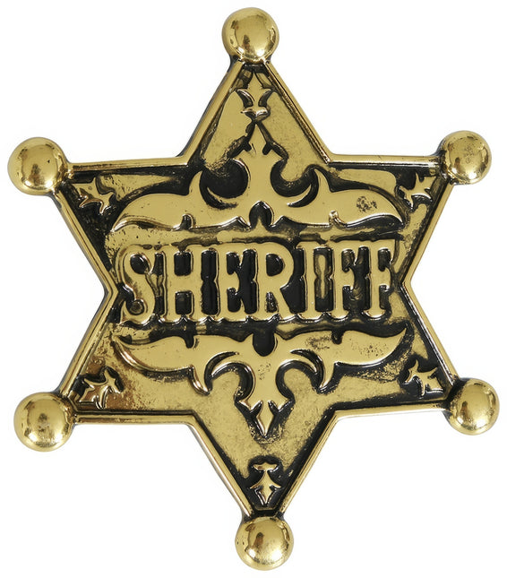 Badge Guld Sheriff