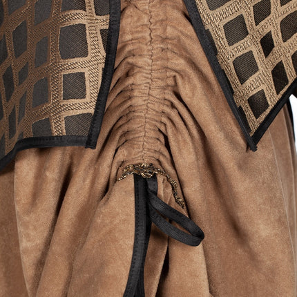 Piratklänning brun damer