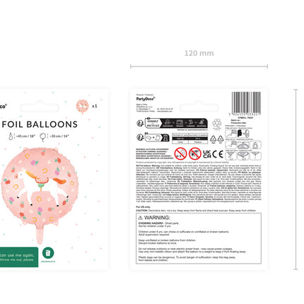 Häst Helium Ballong Tom 45cm