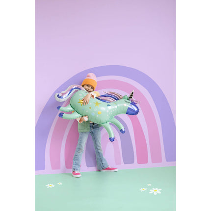 Enhörning Helium Ballong Tom