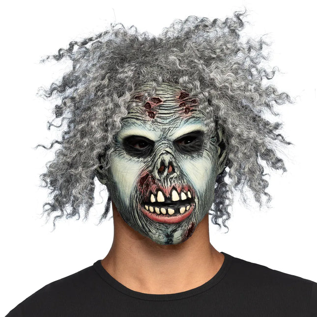 Halloween Mask Grå Zombie