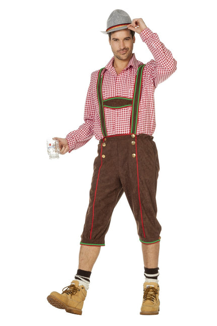 Bruna Lederhosen Herr Lång