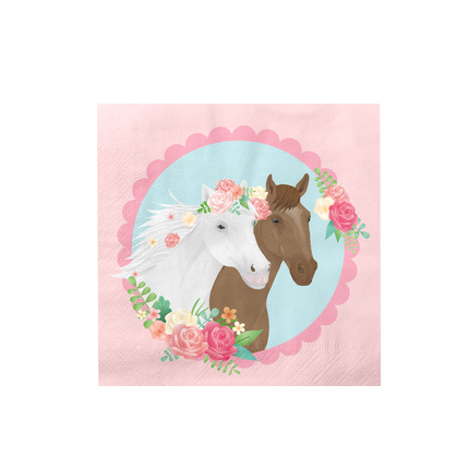 Häst Servetter 16cm 16st