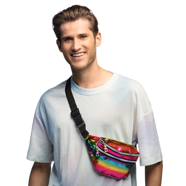 Regnbåge Hip Bag Holografisk