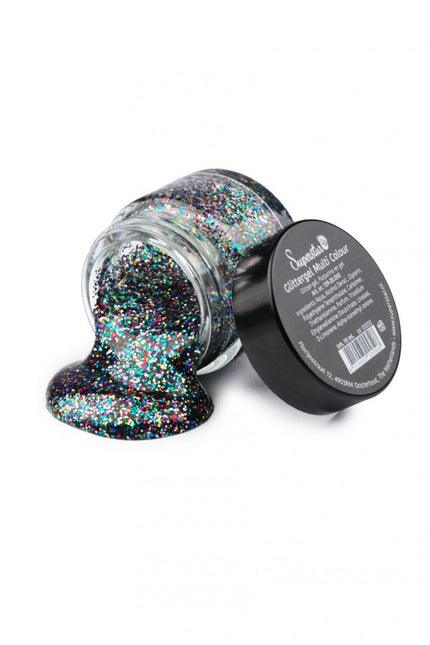 Färgad glittergel