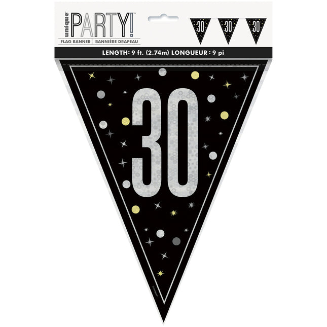 30 års flagga 2,74 m