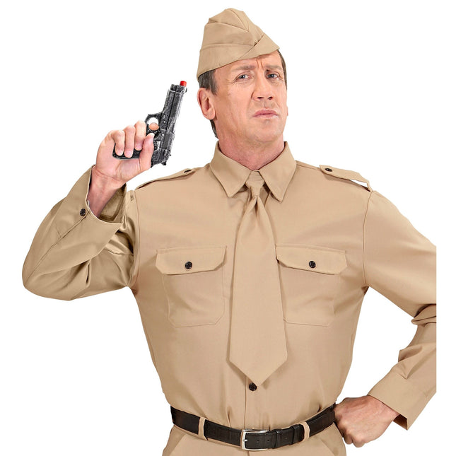 Grå låtsaspistol 19 cm