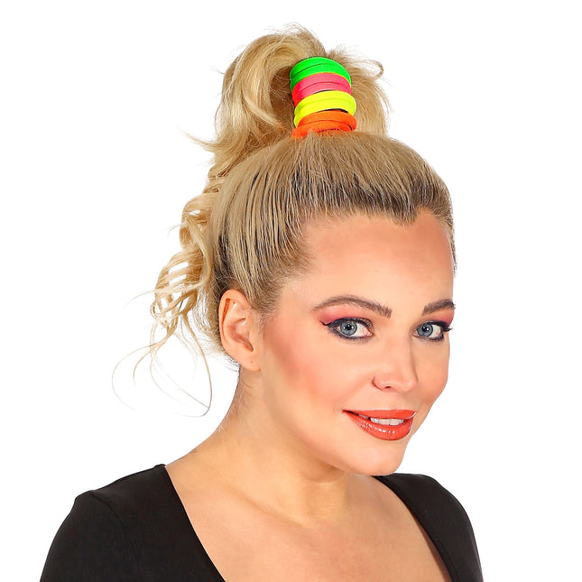 Neon 80S Hårband Färgade