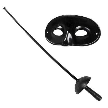 Dräktset Zorro Barn 60cm 2 delar