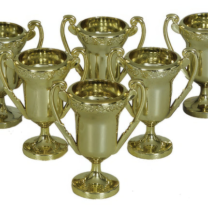 Partyutdelning troféer 6cm 6st