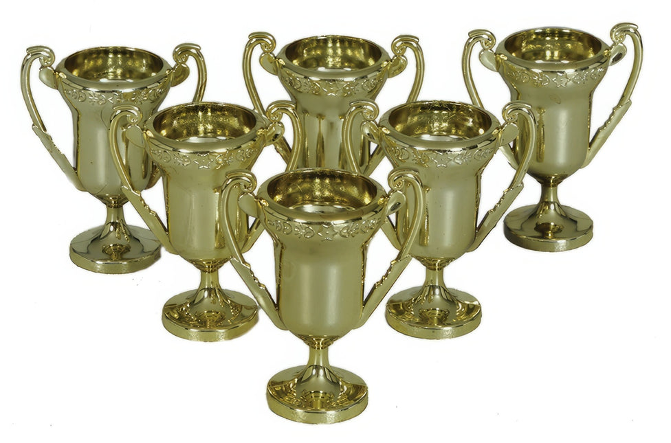 Partyutdelning troféer 6cm 6st